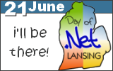 Lansing Day of .Net, 21 June 2008 - I'll be there!