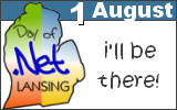 Lansing Day of .Net, 1 August 2009 - I'll be there!