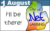 Lansing Day of .Net, 1 August 2009 - I'll be there!