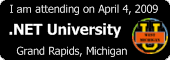 WM .Net University April 4, 2009 - I'll be there!